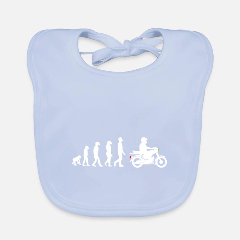 2 clock evolution Simson Organic Baby Bibs