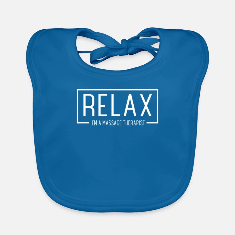 Ich bin ein Massagetherapeut Baby Bio-Lätzchen