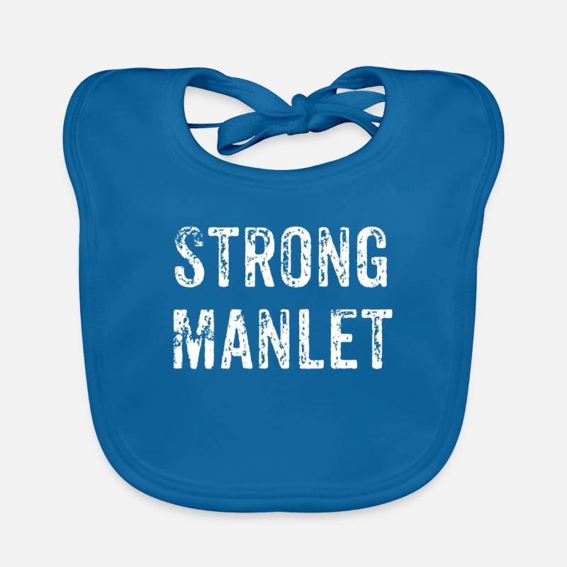 Manlet Meme Dice Strongman Muscle Package Gift Bavoir bio Bébé