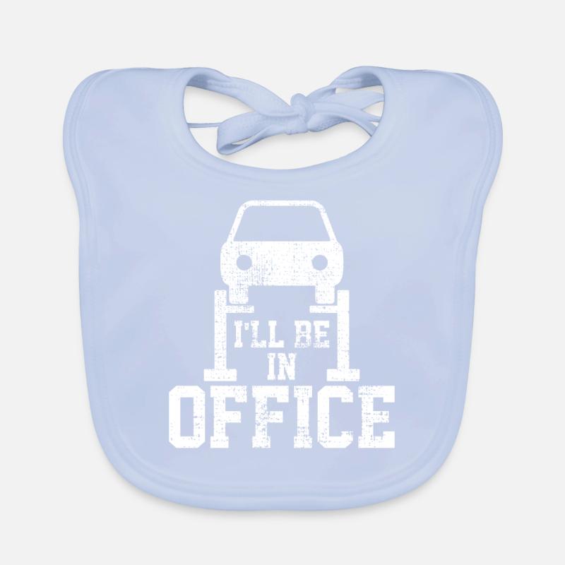 Auto mechanic workshop Organic Baby Bibs