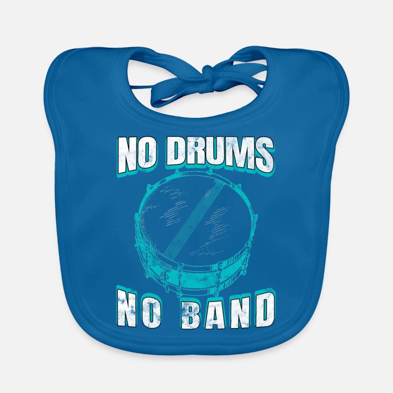 Drums Organic Baby Bibs