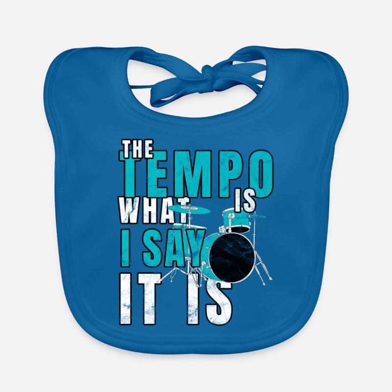 Drums Organic Baby Bibs