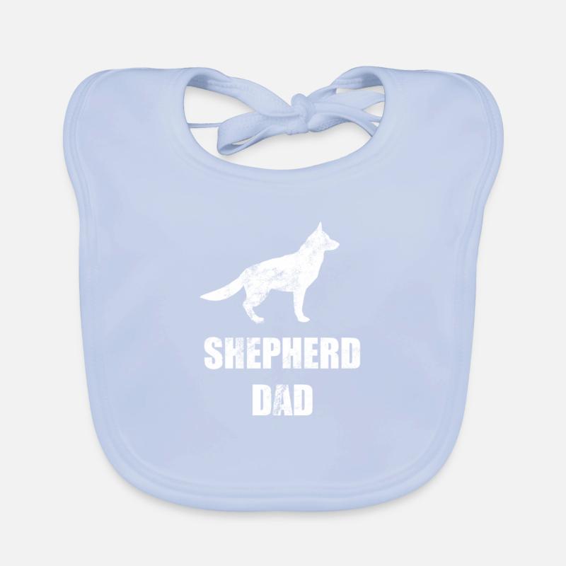 German shepherd Organic Baby Bibs