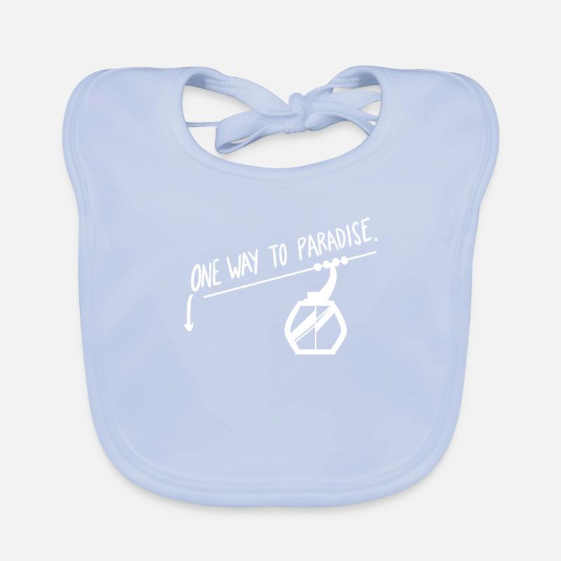 Remontée mécanique de snowboard Bavoir bio Bébé