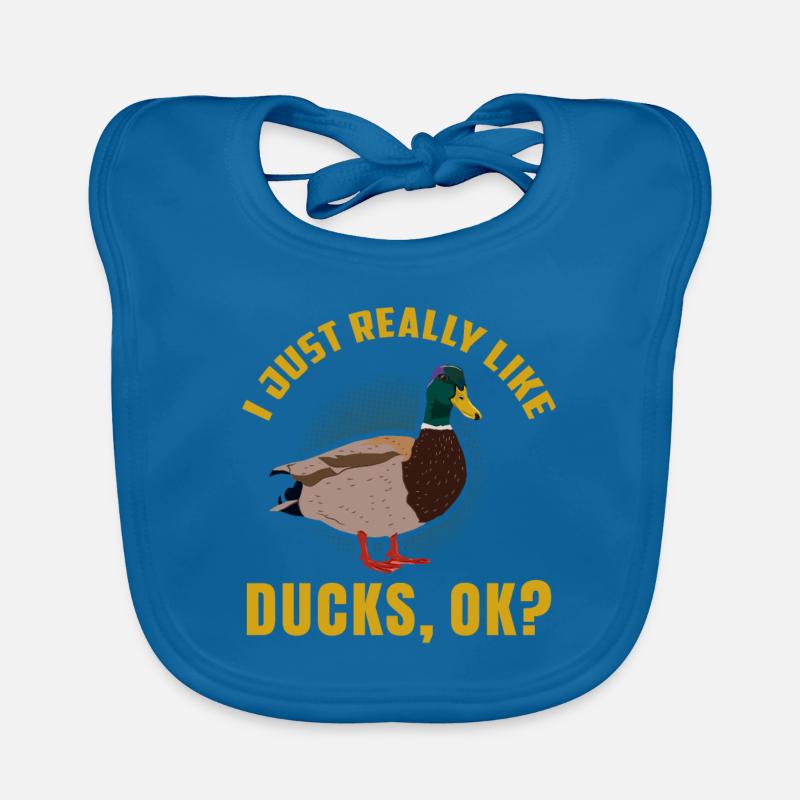I JUST REALLY LIKE DUCKS OK? Duck Organic Baby Bibs