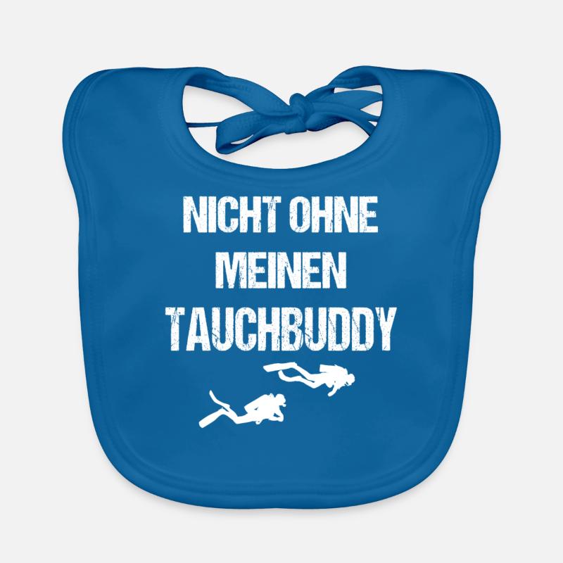 Cadeau de plongée sous-marine Dive Buddy Diver Bavoir bio Bébé