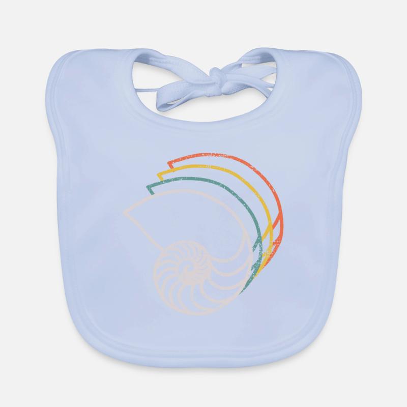 FOSSILES Bavoir bio Bébé