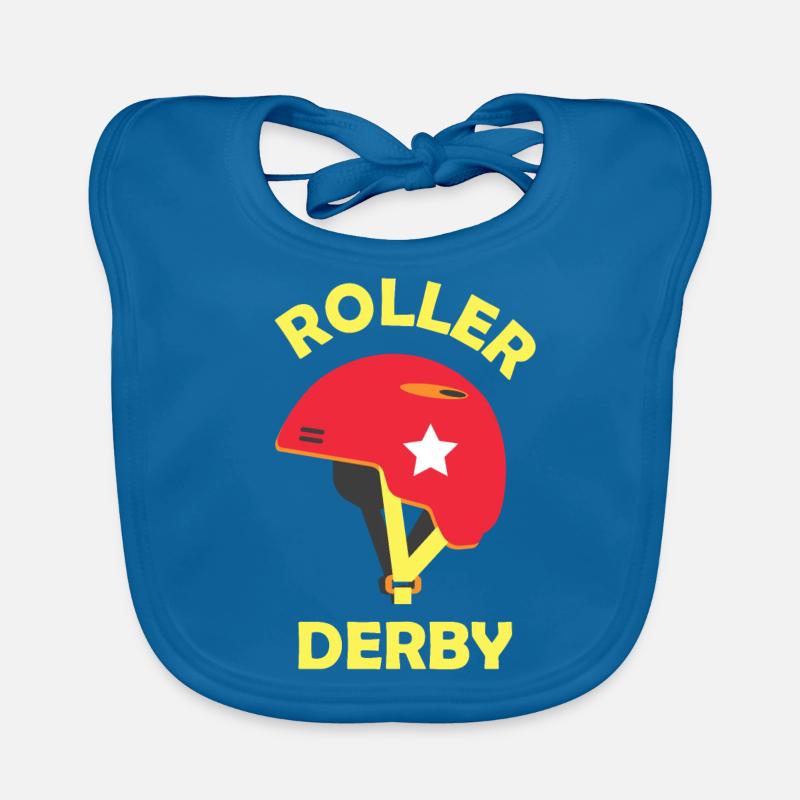 Roller derby Organic Baby Bibs