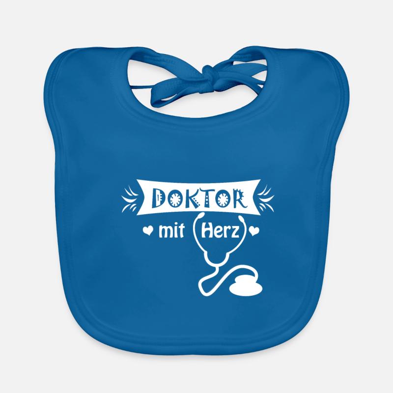 Doktor mit Herz Baby Bio-Lätzchen