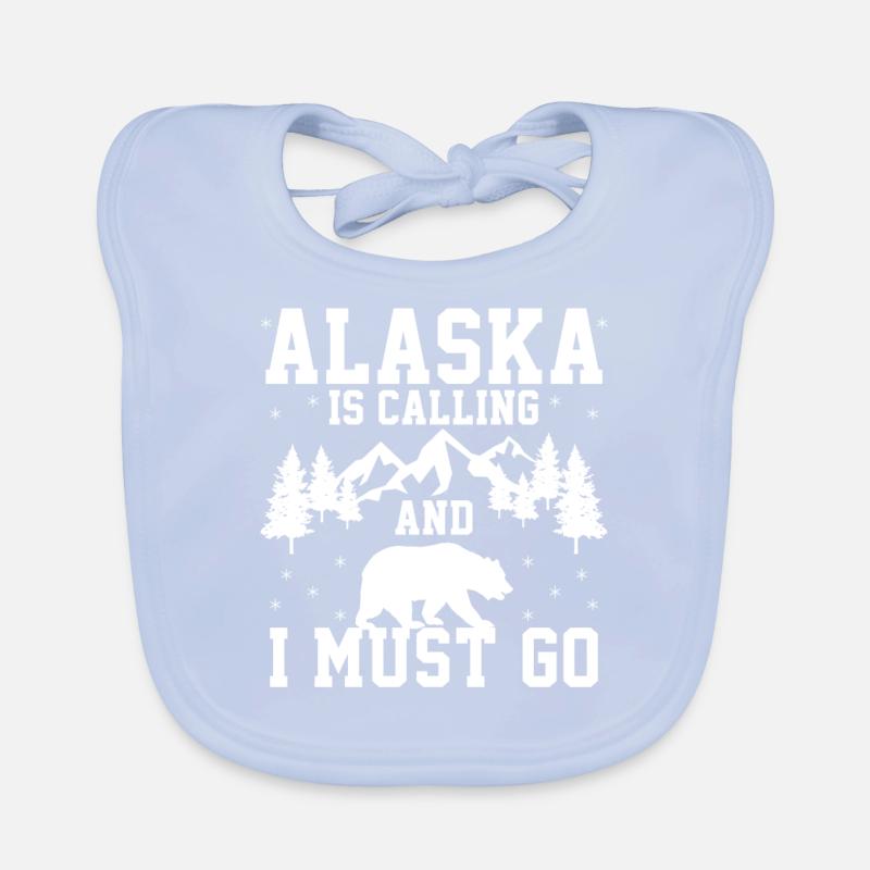 ALASKA IS CALLING Organic Baby Bibs