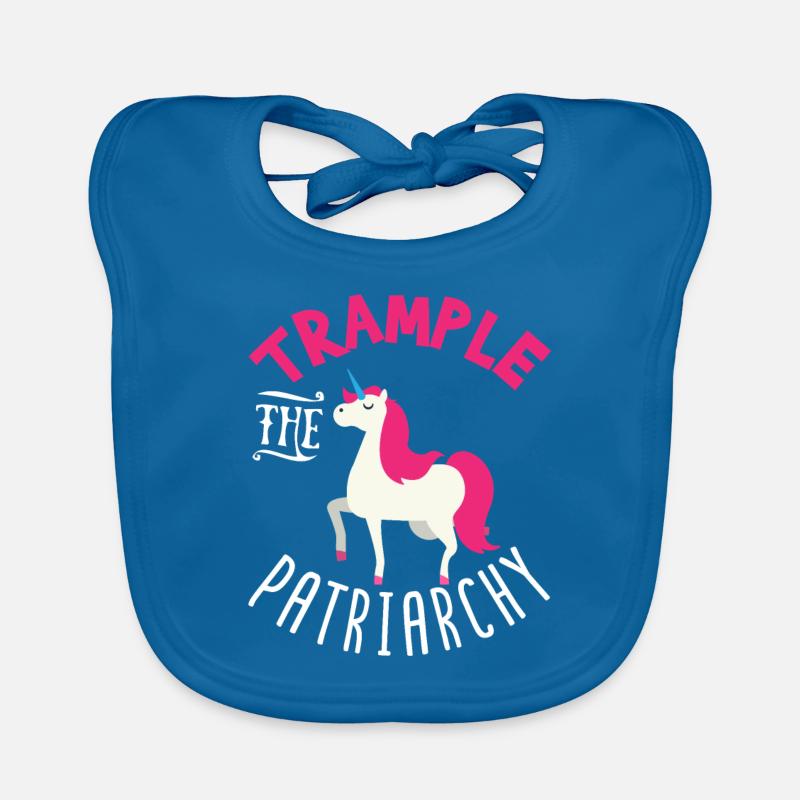 Trample The Patriarchy Unicorn Power Baby Bio-Lätzchen