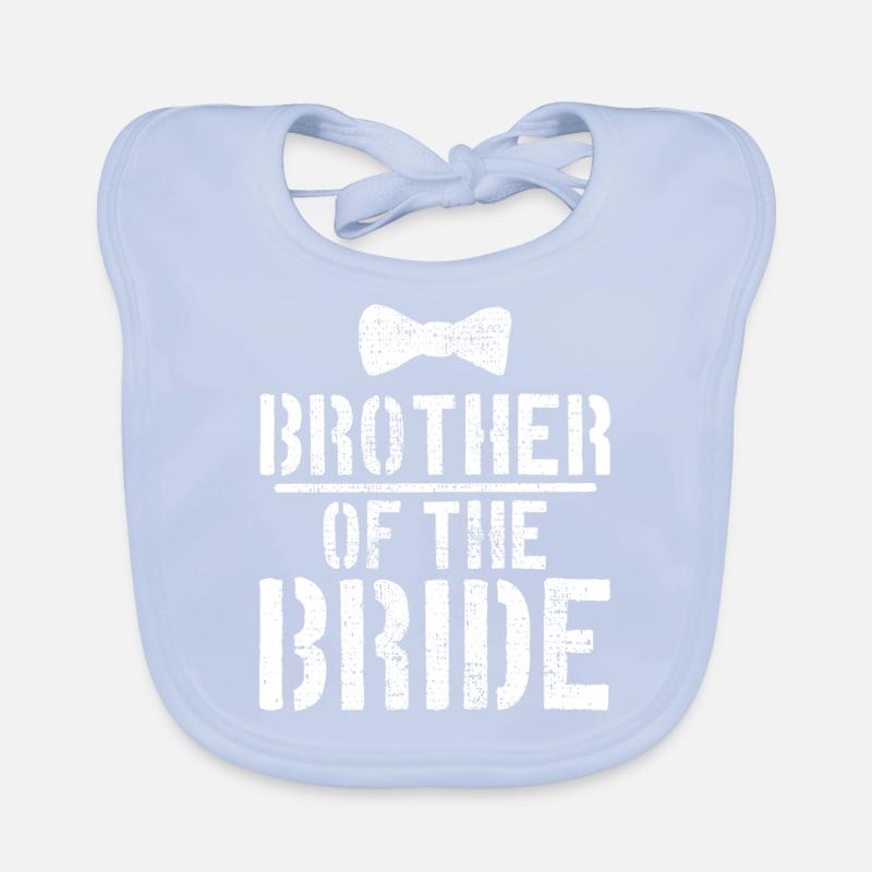 Hochzeit Bruder Der Braut Baby Bio-Lätzchen
