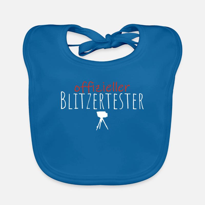 Offizieller Blitzertester Radarkontrolle Tempo Baby Bio-Lätzchen