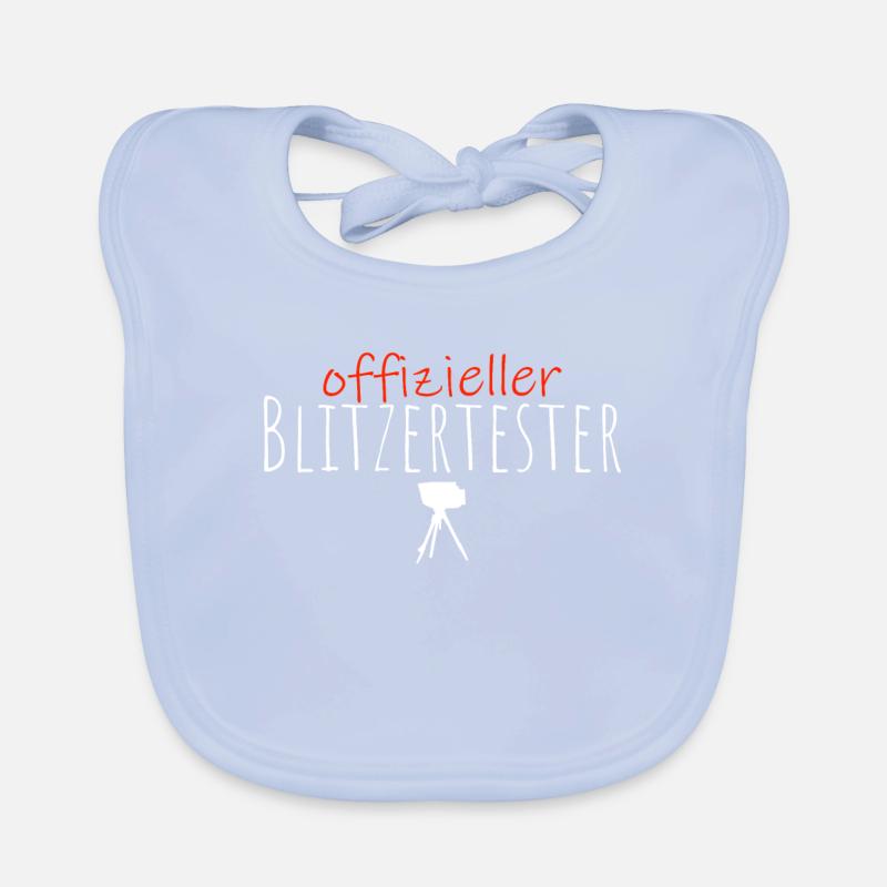 Offizieller Blitzertester Radarkontrolle Tempo Baby Bio-Lätzchen