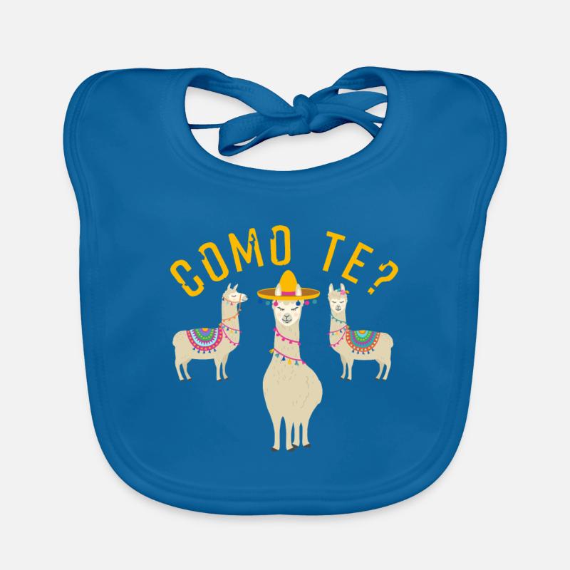 Como Te Llamas Alpacas Bavoir bio Bébé