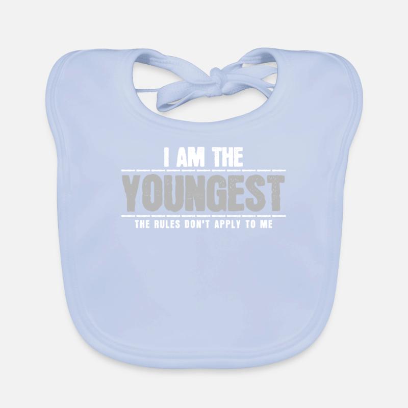 Youngest sibling Organic Baby Bibs