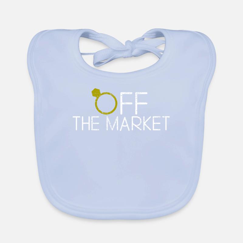 Wedding Married Organic Baby Bibs