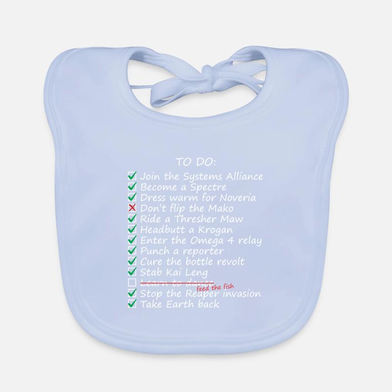 Order Shepards To-Do List Organic Baby Bibs