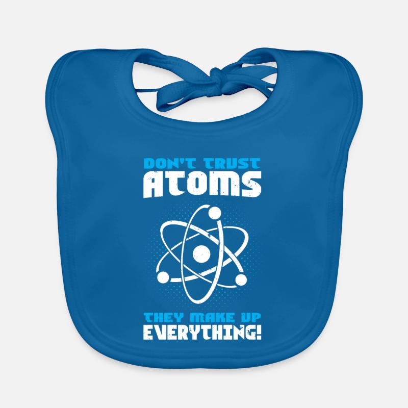 Science Laboratory Atom Gift Idea Nerd Physics Organic Baby Bibs