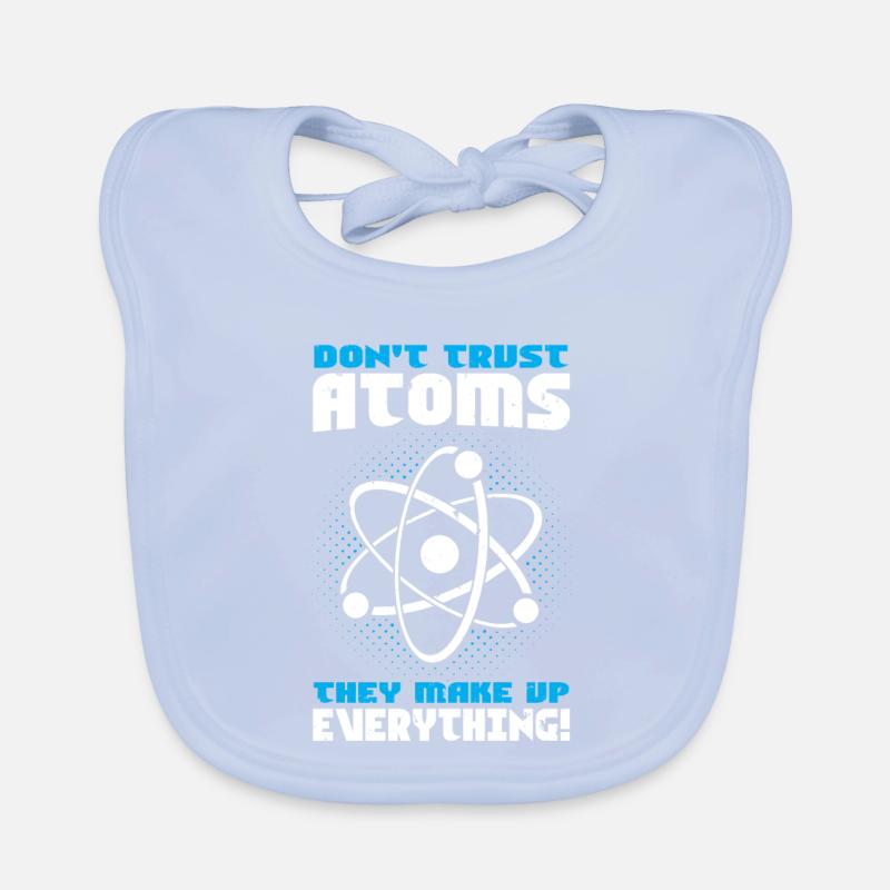 Science Laboratory Atom Gift Idea Nerd Physics Organic Baby Bibs