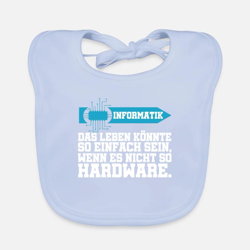 Informatik Das Leben könnte einfach sein Hardware Baby Bio-Lätzchen