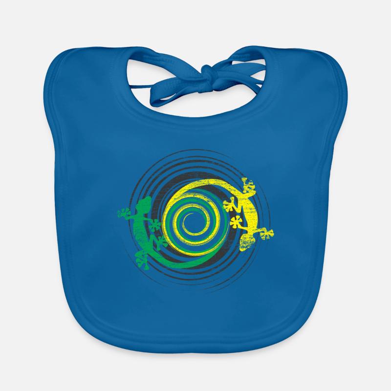 Gecko créatures Bavoir bio Bébé