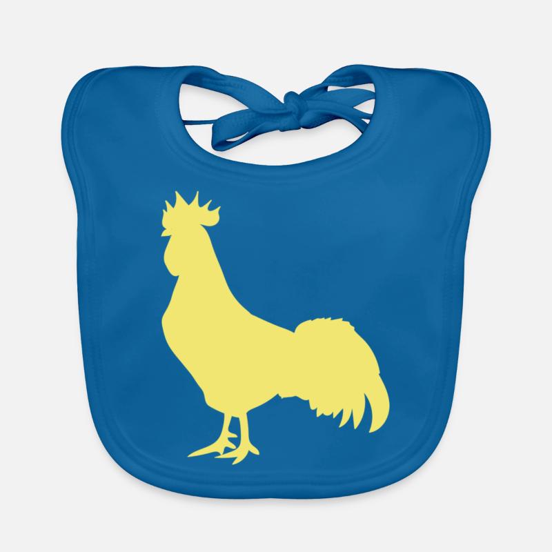 Coq doré coq Bavoir bio Bébé
