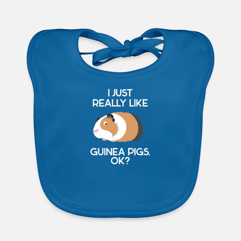 J'aime vraiment les cochons d'Inde Ok Cochon d'Inde Bavoir bio Bébé