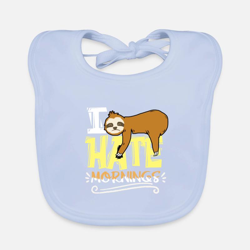 Faultier Baby Bio-Lätzchen