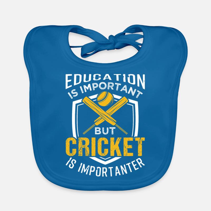 Funny Cricket Player Quotes Fan Baby Bio-Lätzchen
