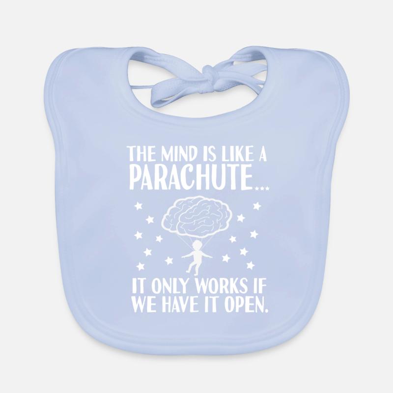 Mind, Brain, Openness, Teacher, Creative, Gift Organic Baby Bibs