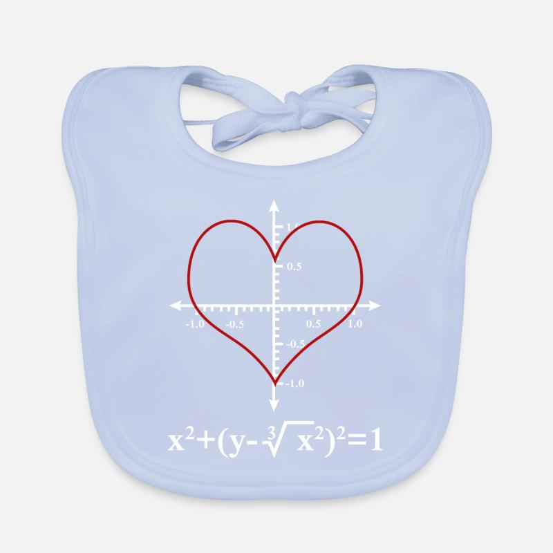 Math Design Organic Baby Bibs