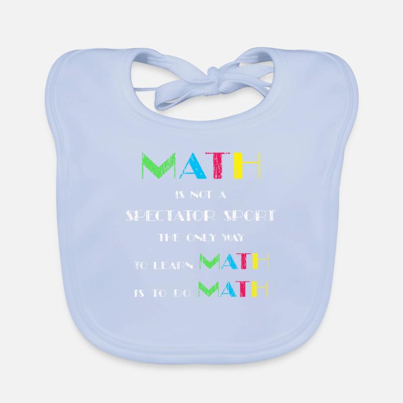 Math Teachers quotes Organic Baby Bibs