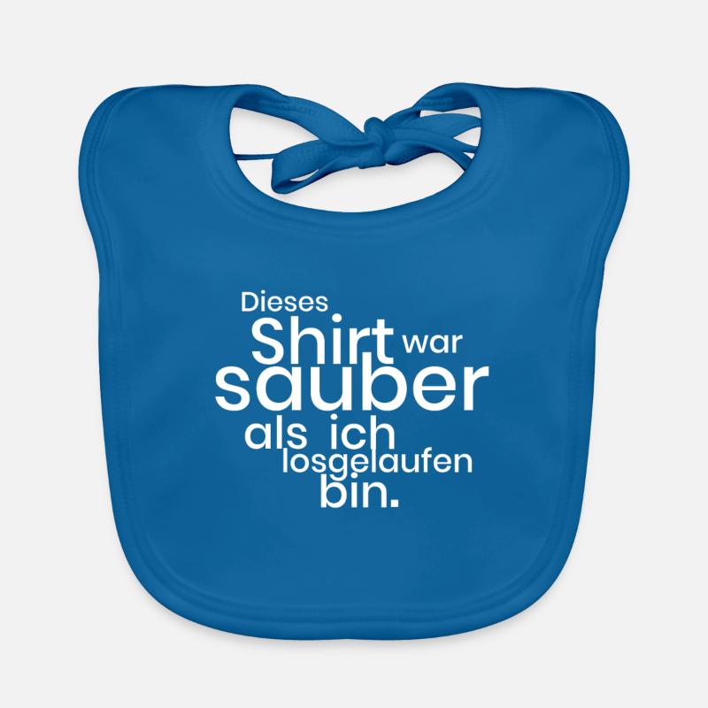 Shirt Sauber Dreck Matsch Geschenk Geschenkidee Baby Bio-Lätzchen