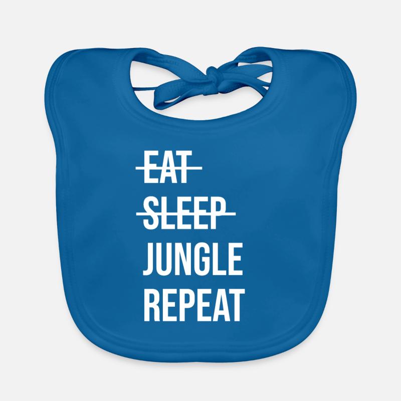 Manger dormir Jungle Repeat Bavoir bio Bébé