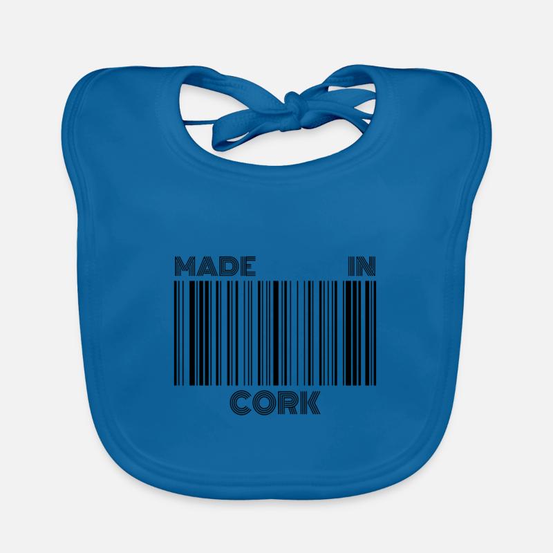 Made in Cork Barcode Irland Geschenkidee Baby Bio-Lätzchen