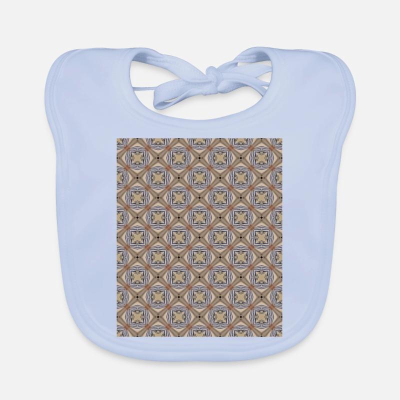 colorful pattern geometric Organic Baby Bibs