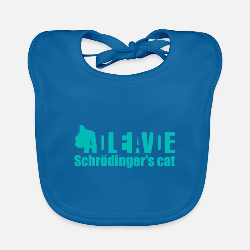Le chat de Schrödinger mort ou vivant Bavoir bio Bébé