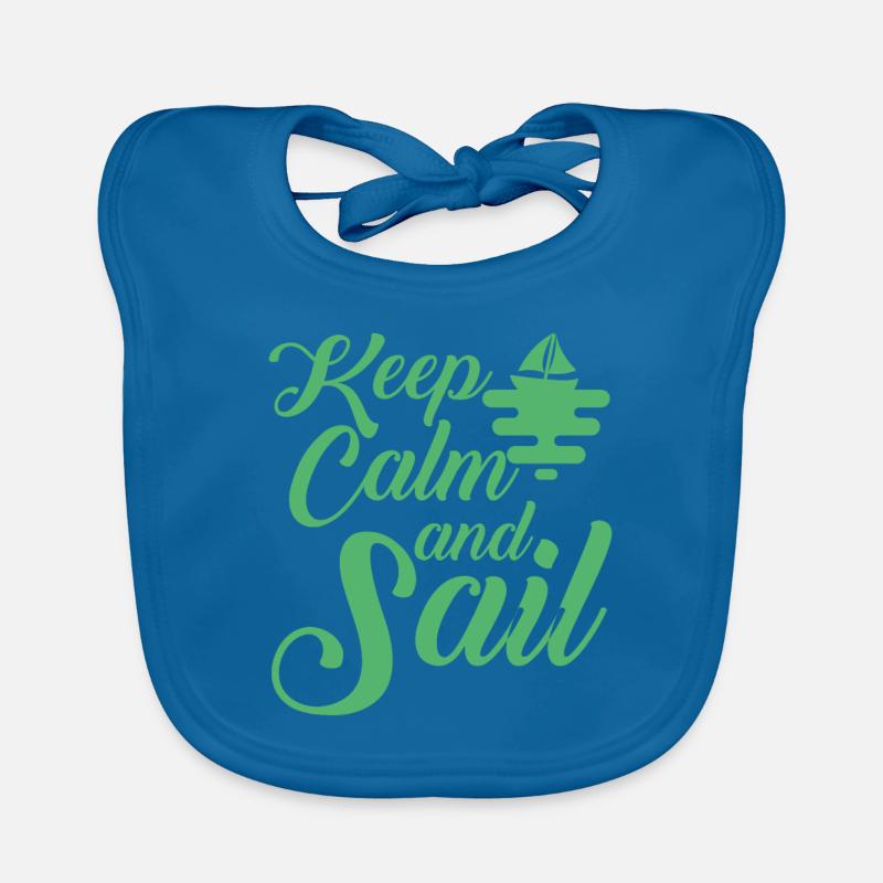 Sailing Sailing Sailing Sailing Organic Baby Bibs