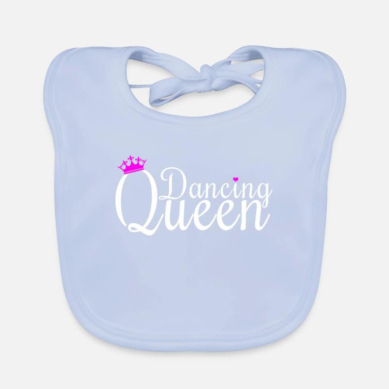 Dancing queen dance dancer Organic Baby Bibs
