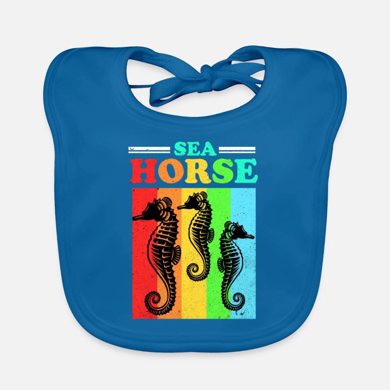 Seahorse Organic Baby Bibs