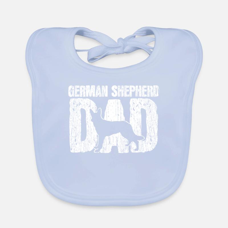 Deutscher Schäferhund Baby Bio-Lätzchen