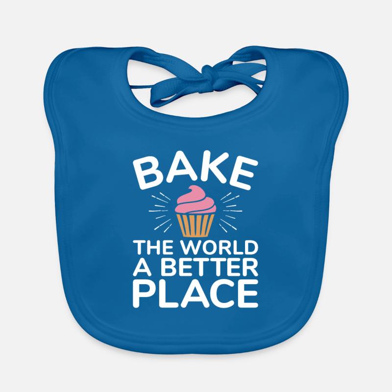 Cuisson, Baker, Love to Bake Design de cadeau mignon Bavoir bio Bébé