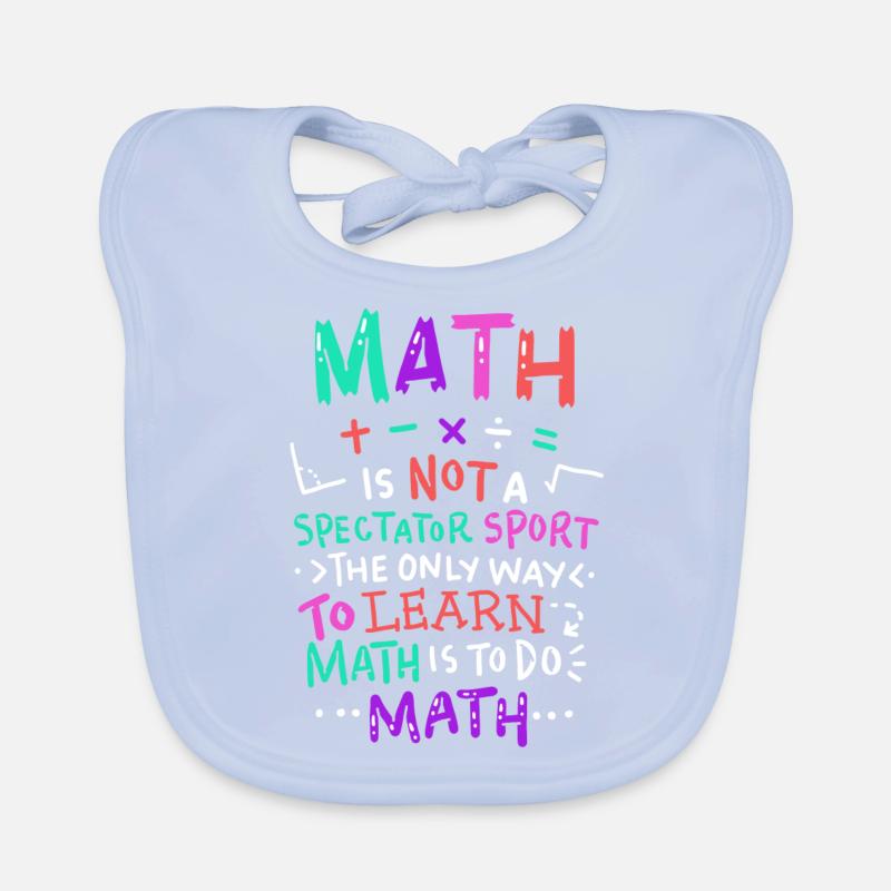 Mathelehrer Baby Bio-Lätzchen