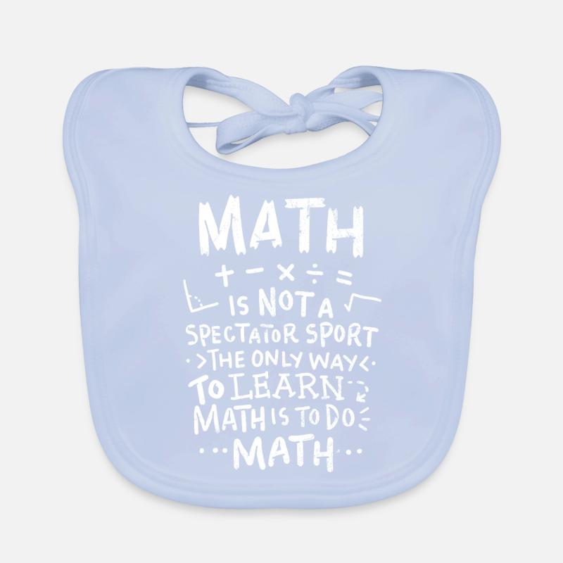 math teacher Organic Baby Bibs