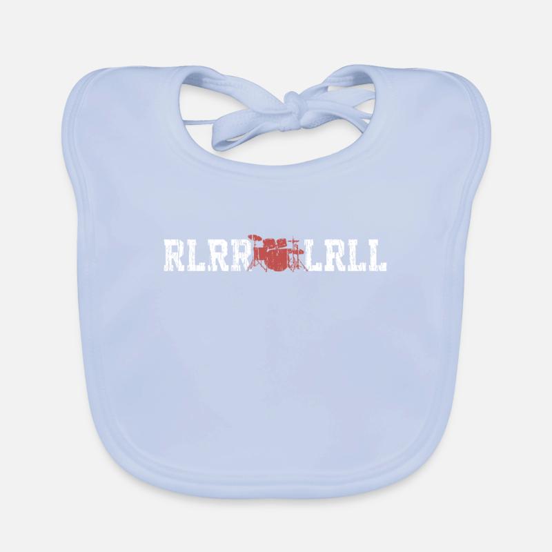 Drums Organic Baby Bibs