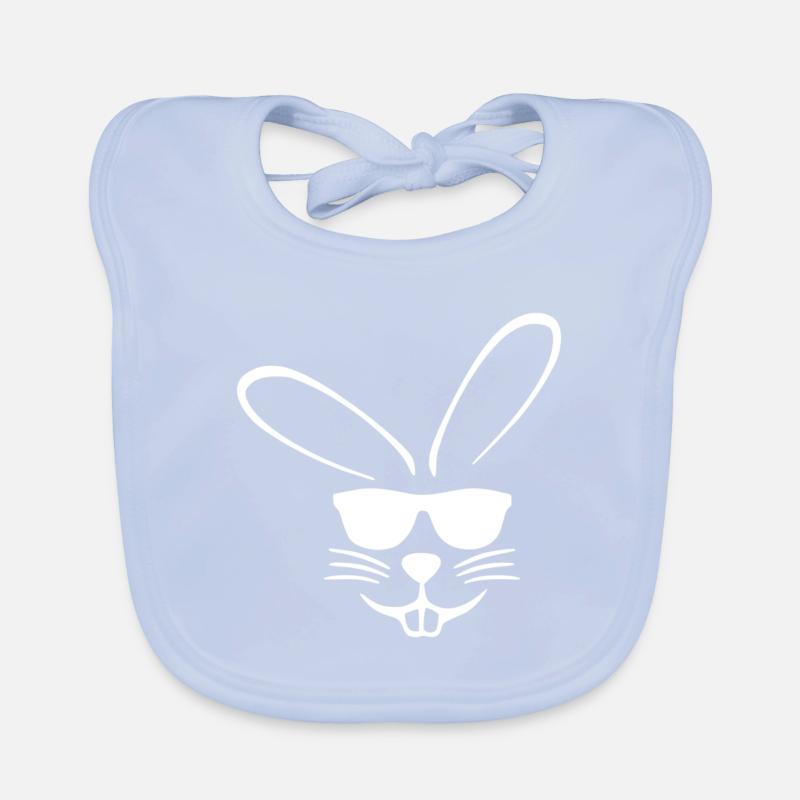 Happy Easter Happy Easter Cool Easter Bunny Gift Organic Baby Bibs