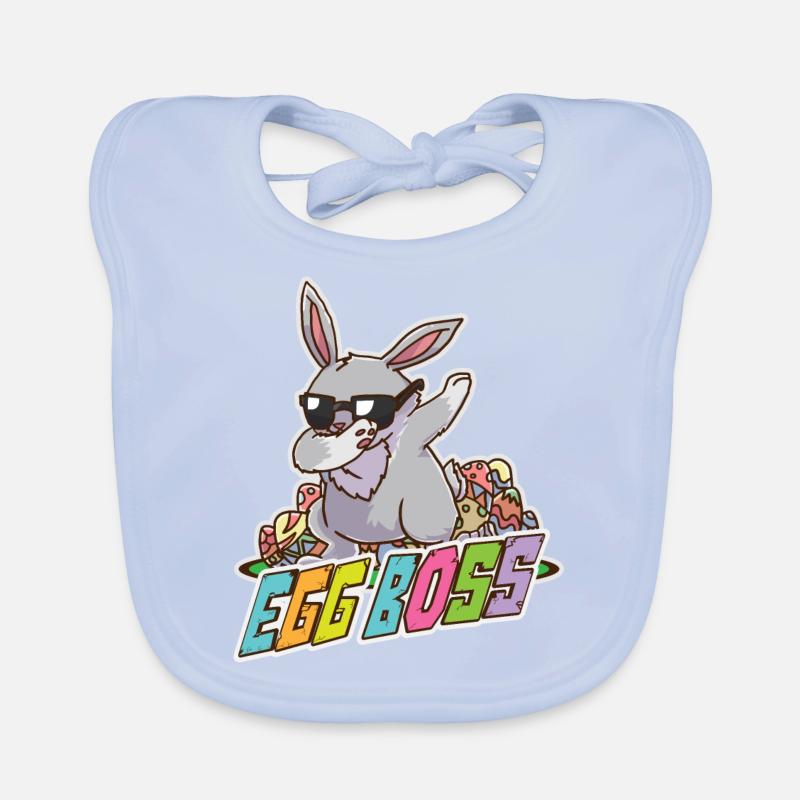 Pâques Bavoir bio Bébé