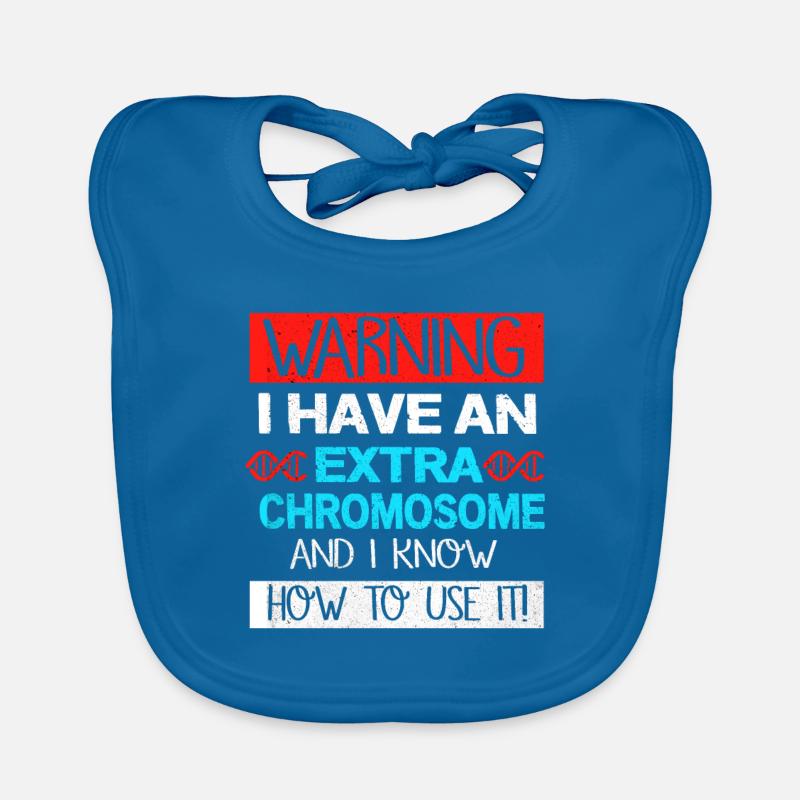 Down Syndrom Baby Bio-Lätzchen