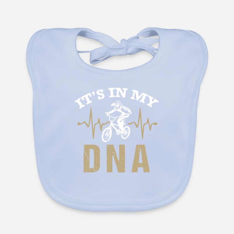 Vélo C'est dans mon ADN - vélo, vélo, VTT Bavoir bio Bébé